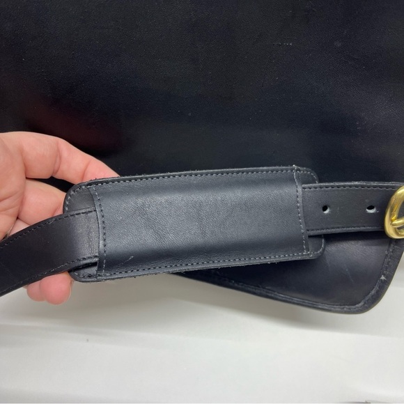 Vintage Coach Beekman Black Leather Briefcase Messenger Bag Corpcore 80s 90’s - Picture 16 of 16